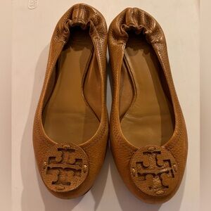 Tory Burch Women's Tan Ballet Flats